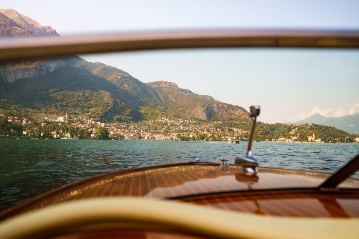 Lake Como by boat